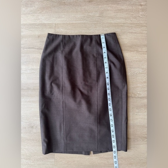 Ann Taylor Pencil Skirt Brown SZ 0 - Picture 6 of 6